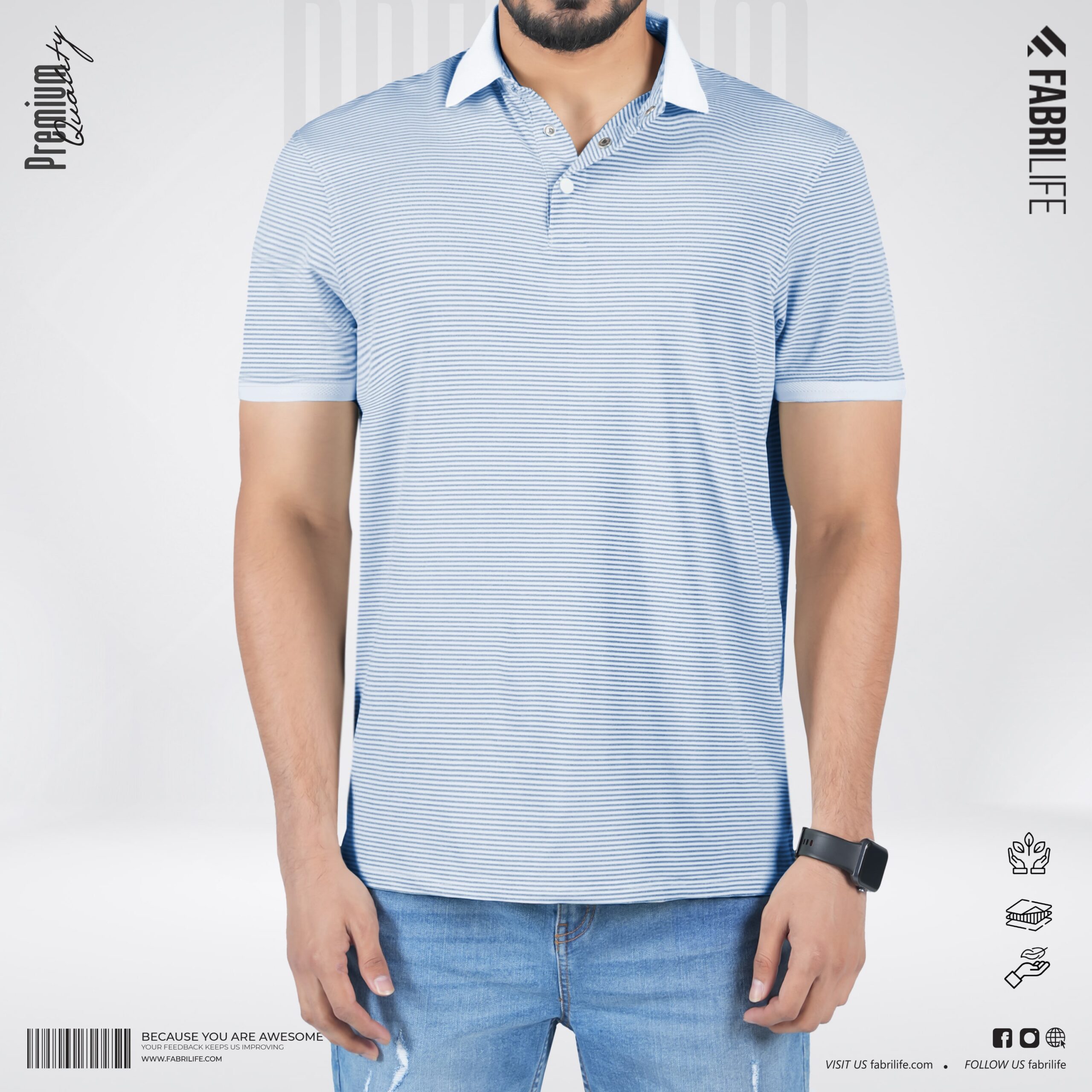 Premium Elegant Polo - Skyard